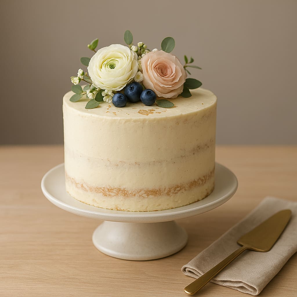 Kézzel készített ünnepi torta